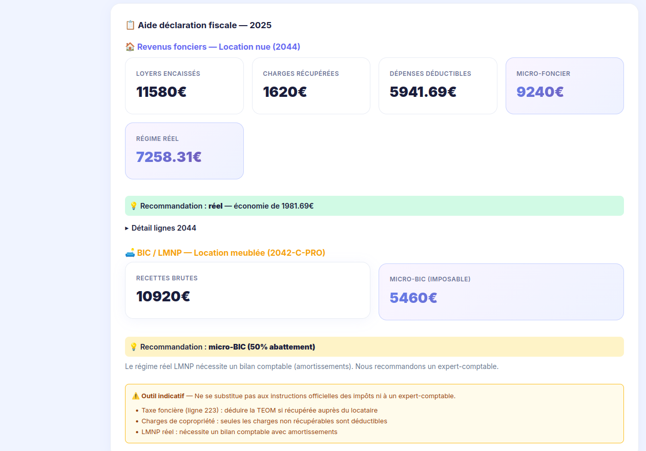 Aide fiscale